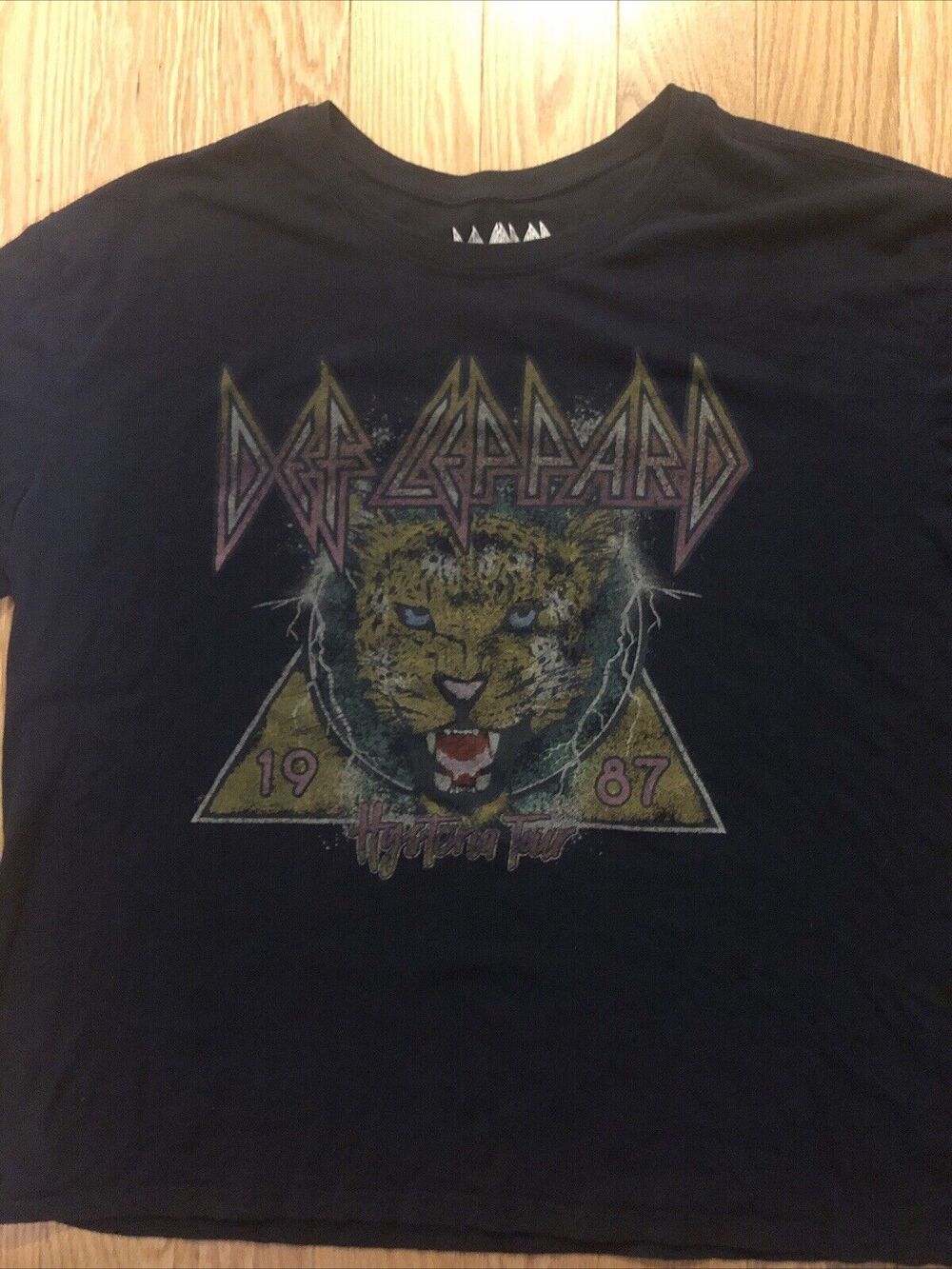 Def Leppard T Shirt‎ Black XXXL (22) 1987 US Tour Shirt Exc. Condition Unisex